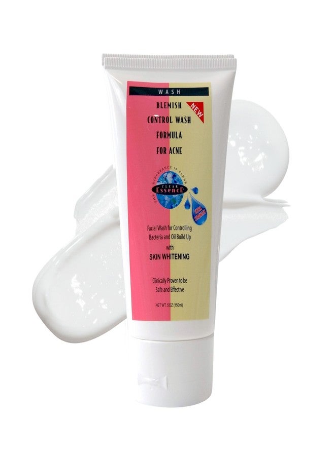 كلير إسينس غسول الوجه Clear Essence Platinum للتحكم في الشوائب، تركيبة مثالية لحب الشباب، 5 أونصات، منظف للوجه للبشرة الدهنية، مناسب لحب الشباب والشوائب، منظف رغوي لطيف لحب الشباب للمراهقين والنساء والرجال، حل يومي للعناية بالبشرة - Image 1